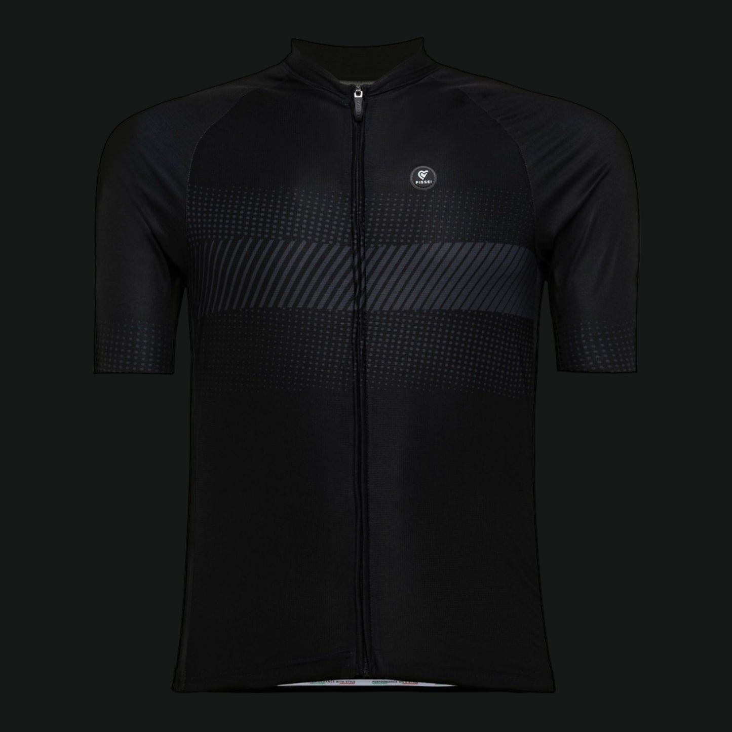 PISSEI MAGLIA MANICA CORTA PRELUDIO NERO