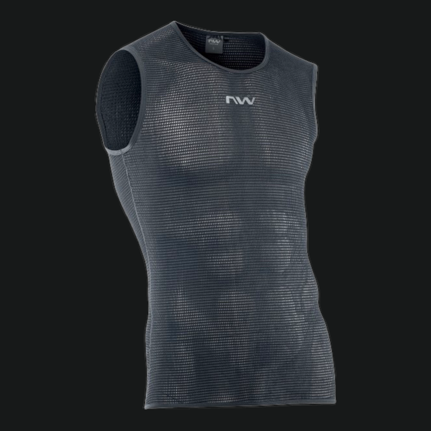 NORTHWAVE MAGLIA SENZA MANICHE SMANICATO LIGHT UOMO NERO