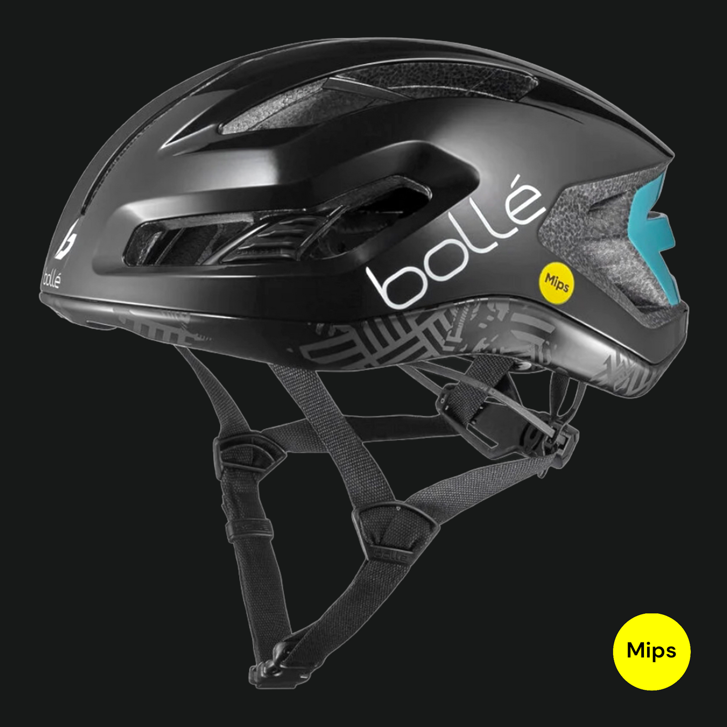 BOLLE' CASCO AVIO MIPS BLACK GLAZ SHINY