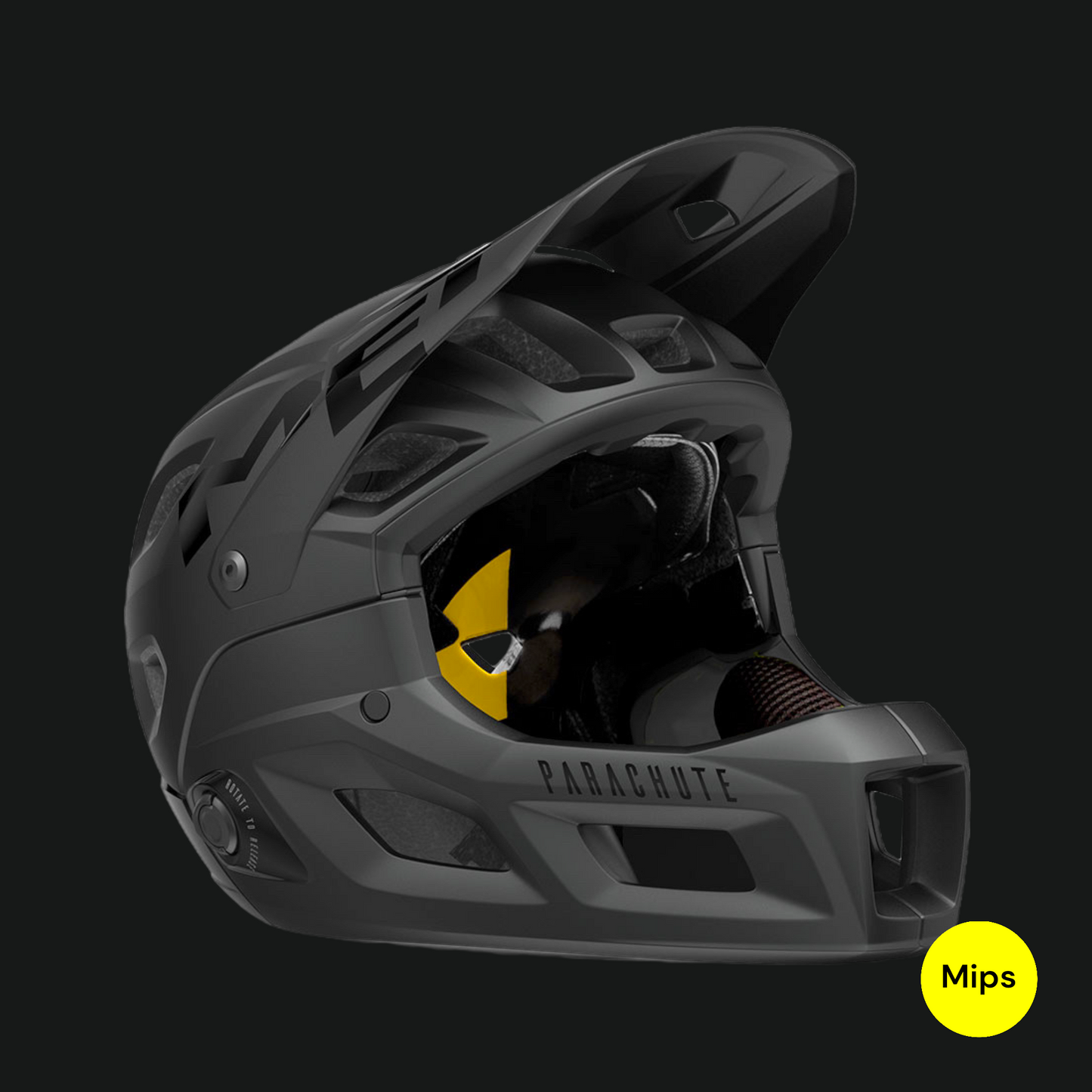 MET PARACHUTE MCR CASCO MIPS ENDURO TRAIL MTB NERO OPACO