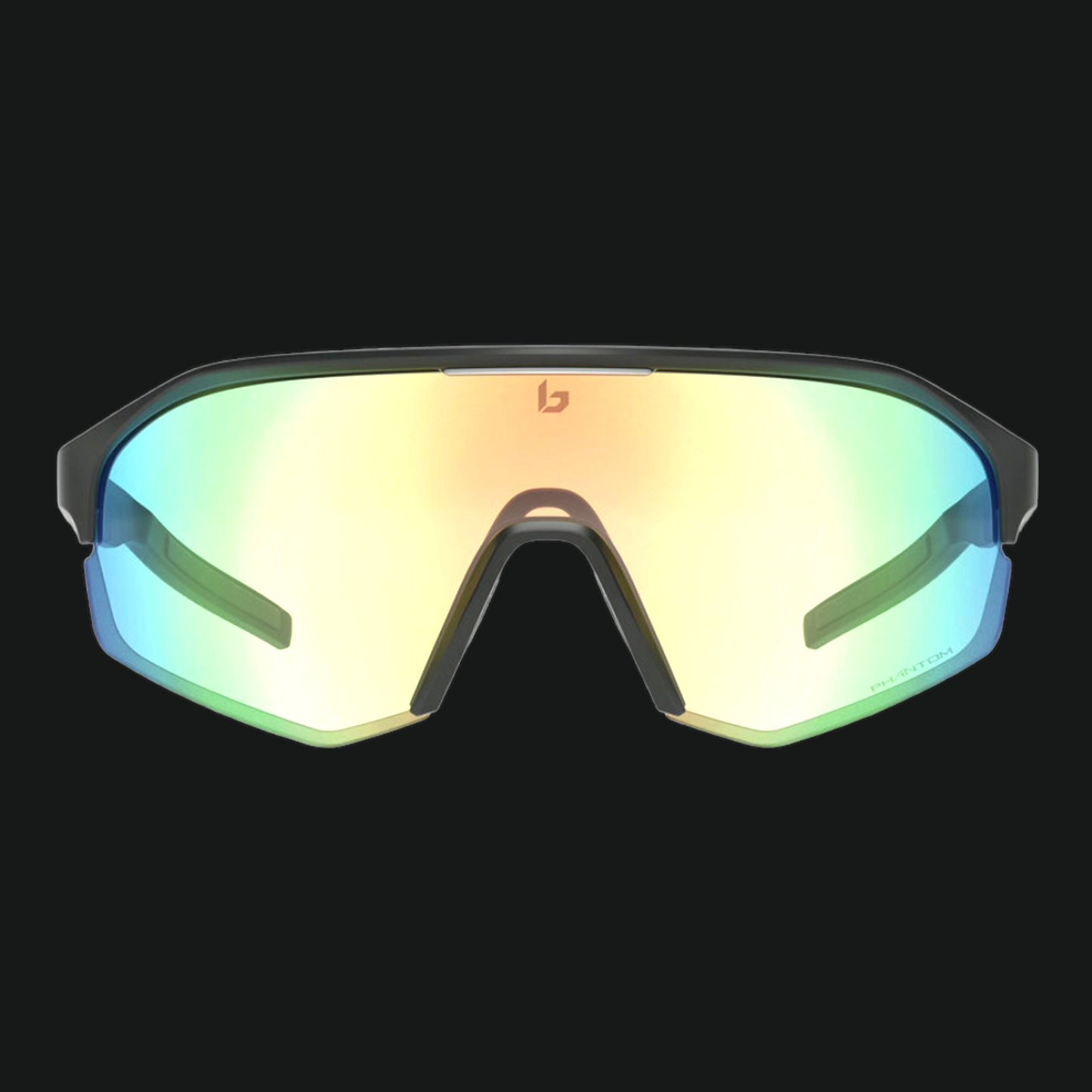 BOLLE' OCCHIALI DA SOLE LIGHTSHIFTER XL BLACK MATTE PHANTOM CLEAR GREEN LENS