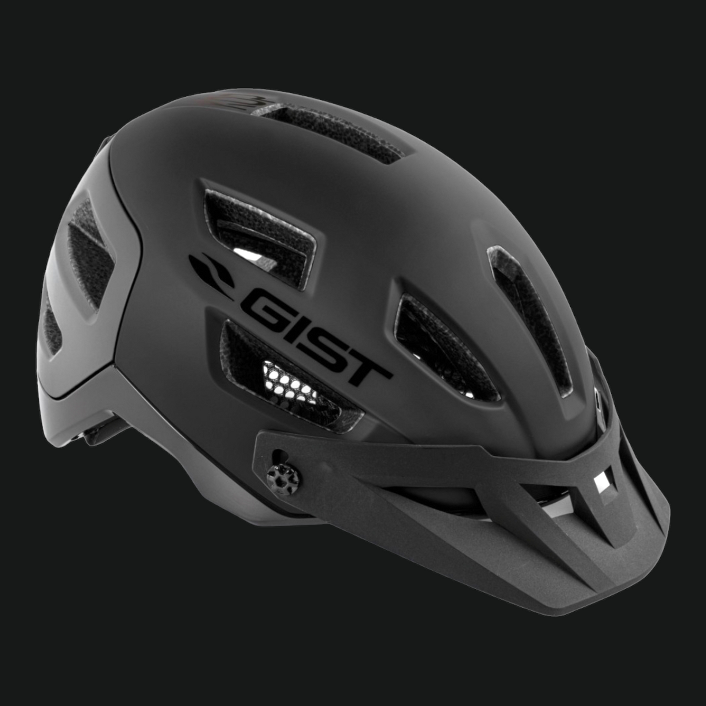 GIST CASCO KOP NERO GRIGIO MTB