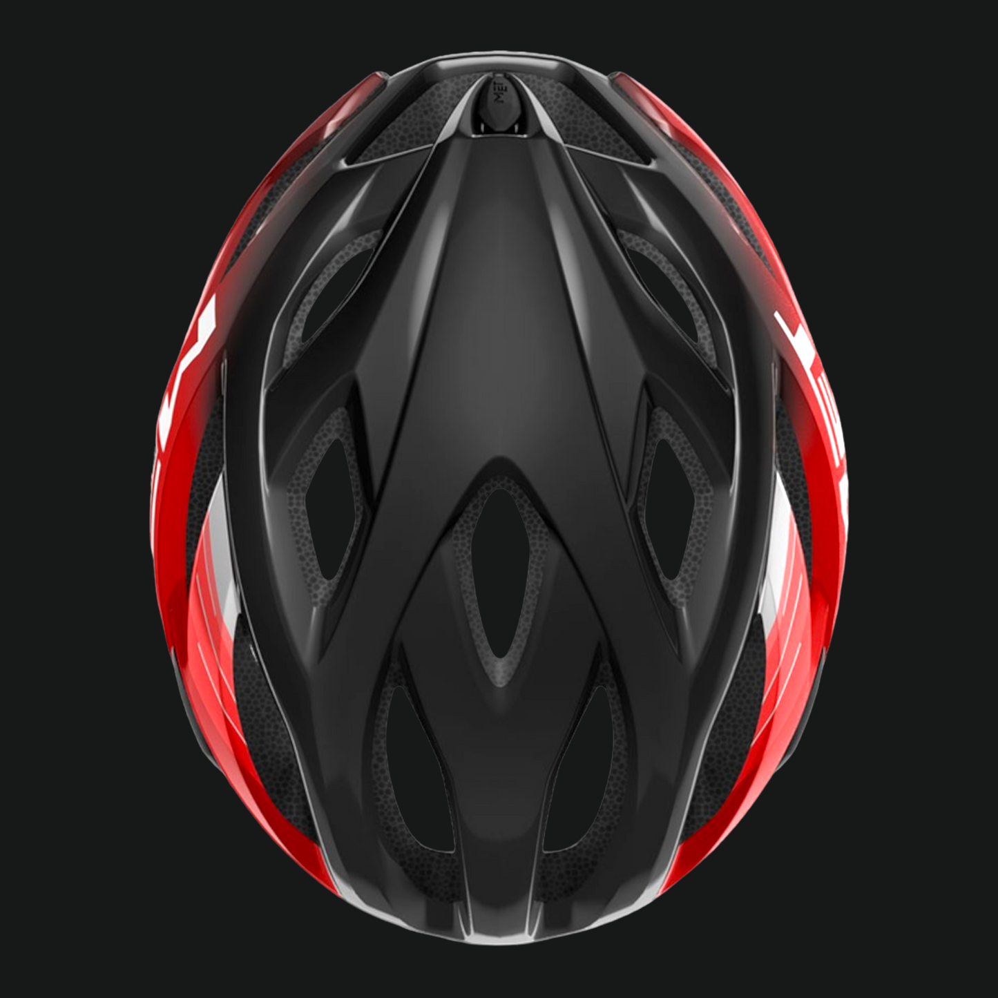 MET CASCO IDOLO NERO E ROSSO