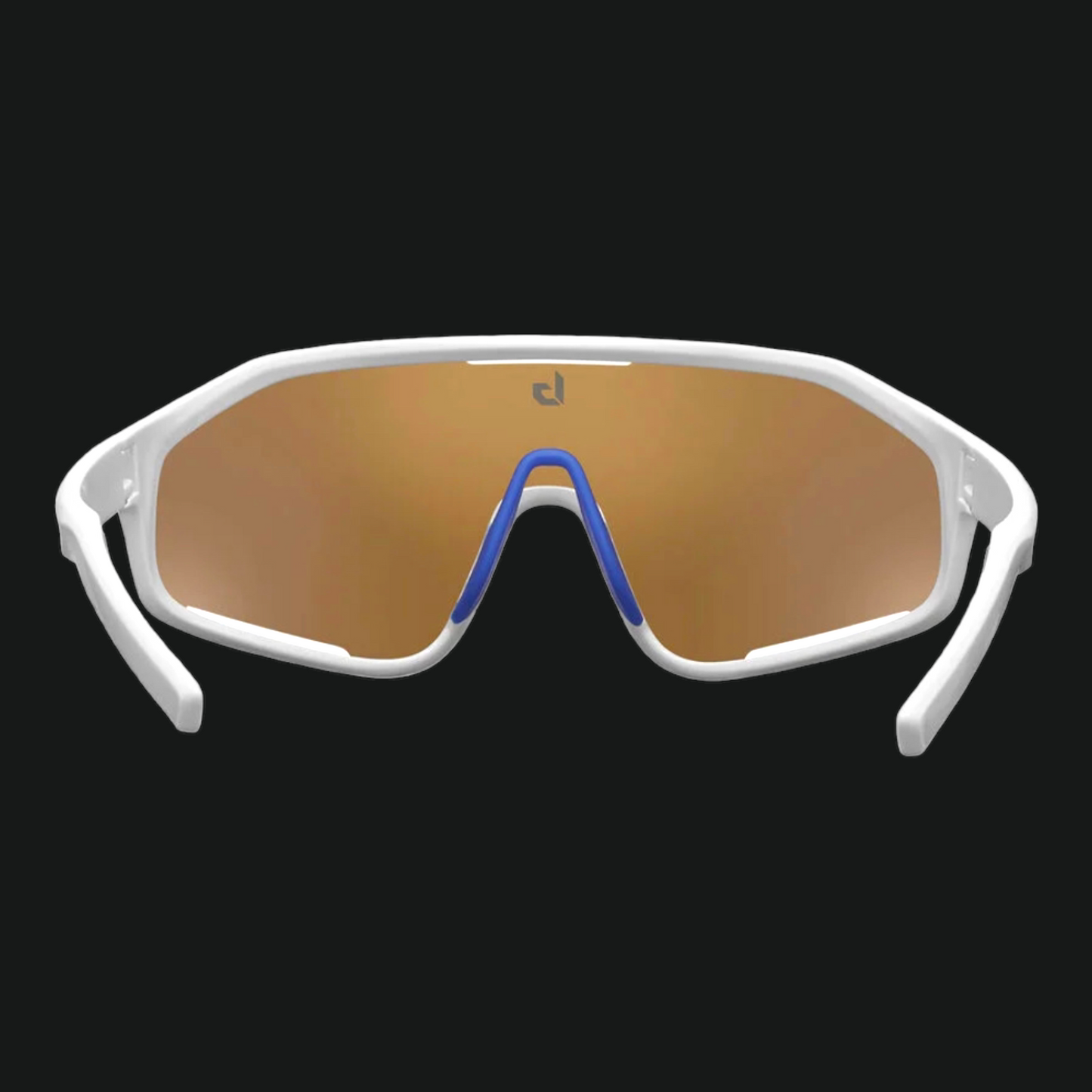 BOLLE' OCCHIALI DA SOLE BICI SHIFTER WHITE SHINY BROWN BLUE LENS