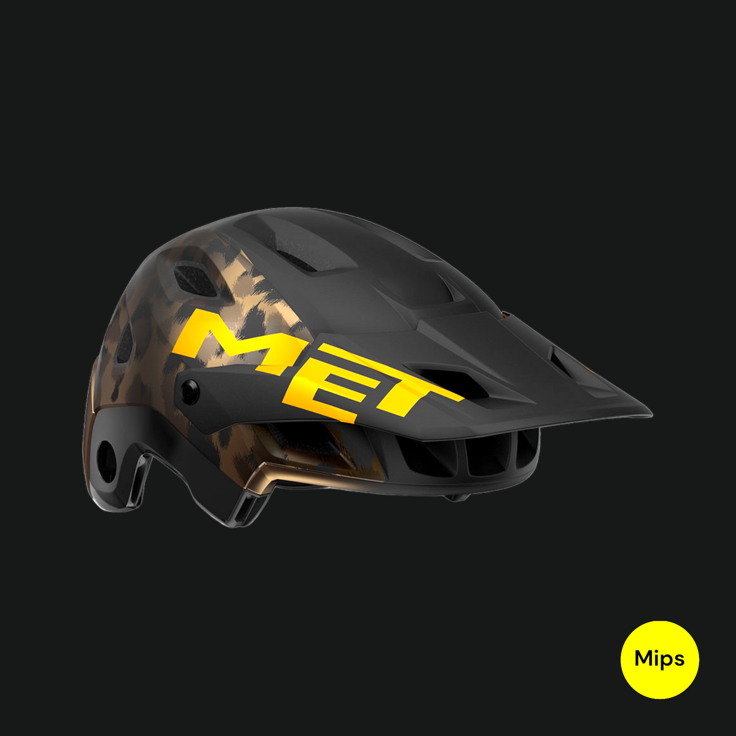 MET PARACHUTE MCR CASCO MIPS ENDURO TRAIL MTB BRONZO ARANCIO OPACO