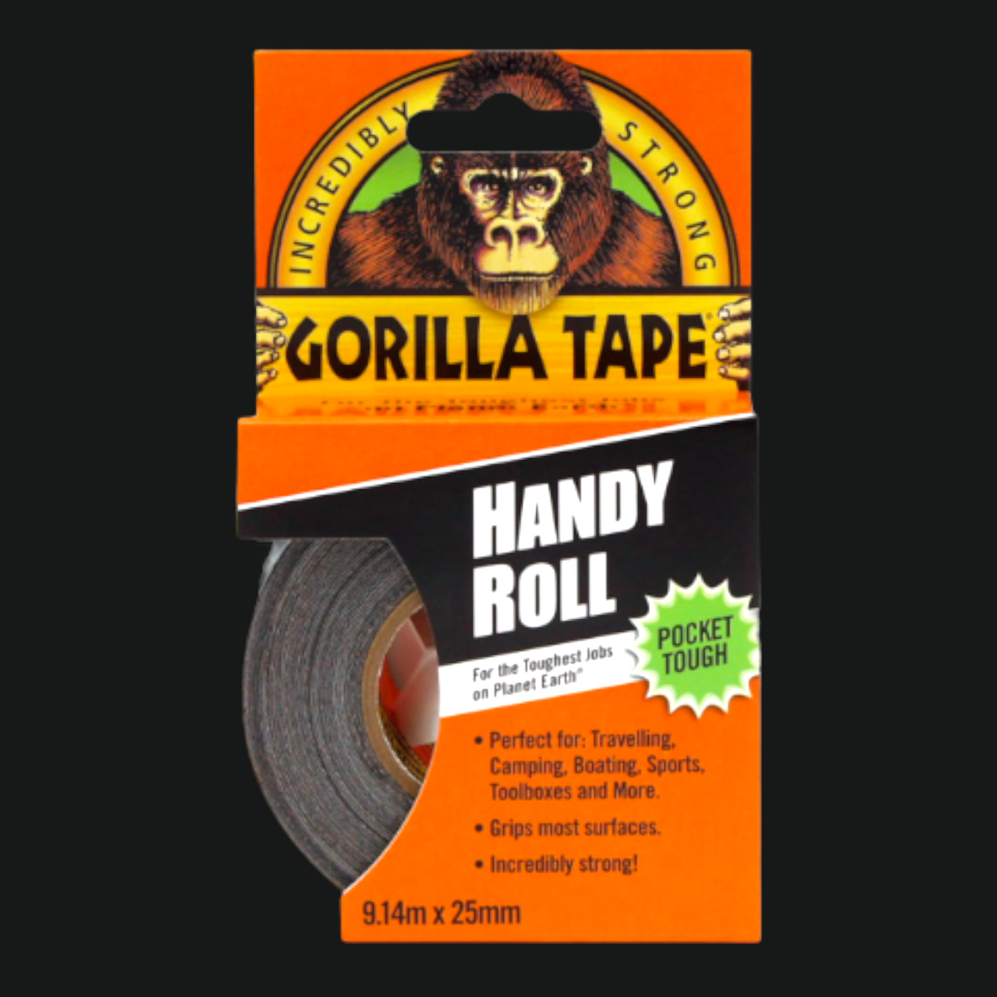 GORILLA TAPE NASTRO HANDY ROLL 9 mm x 25 mm