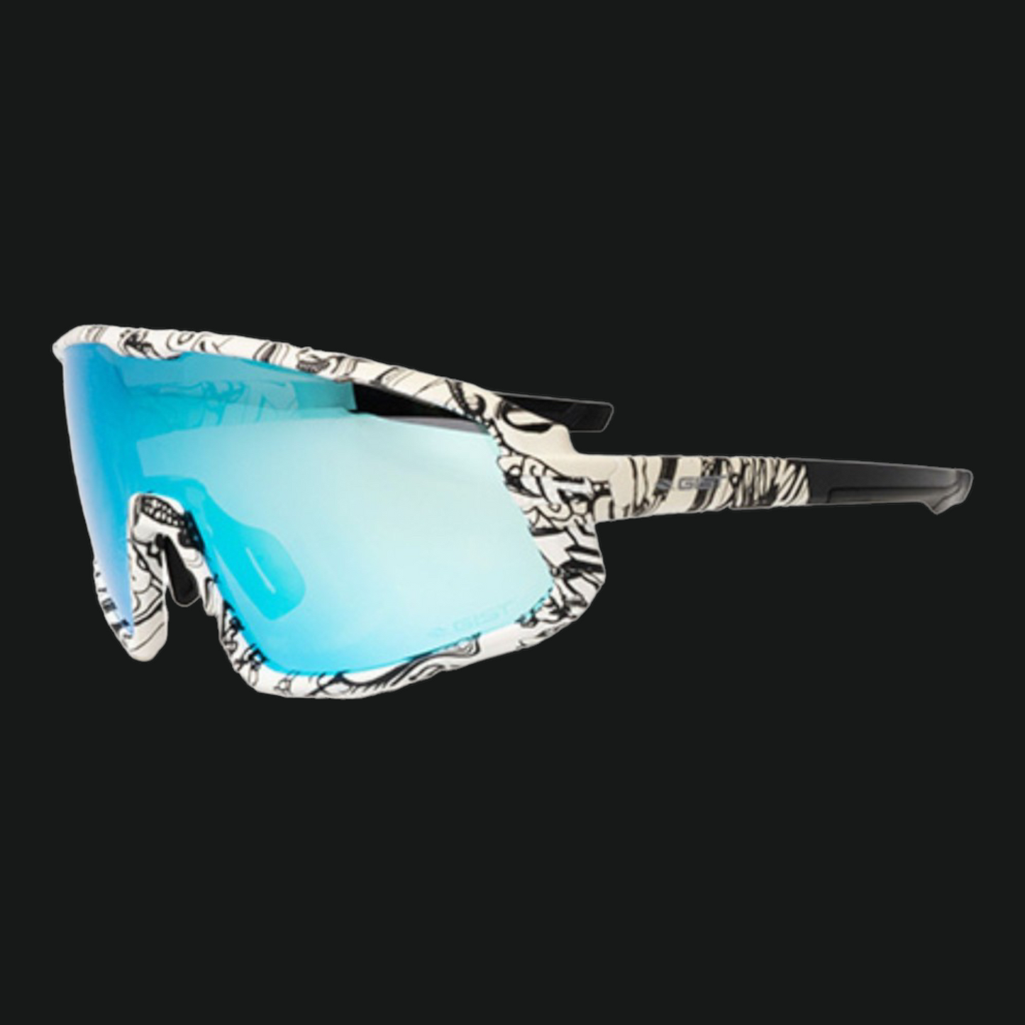 GIST NEXT BLACK & WHITE OCCHIALI DA SOLE MTB