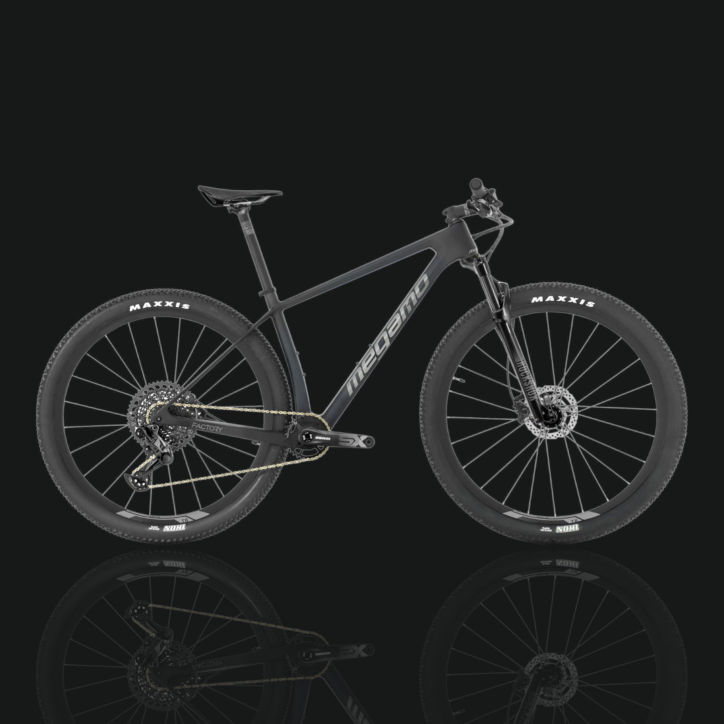 BICICLETTA MEGAMO FACTORY 30 (2022) NERA