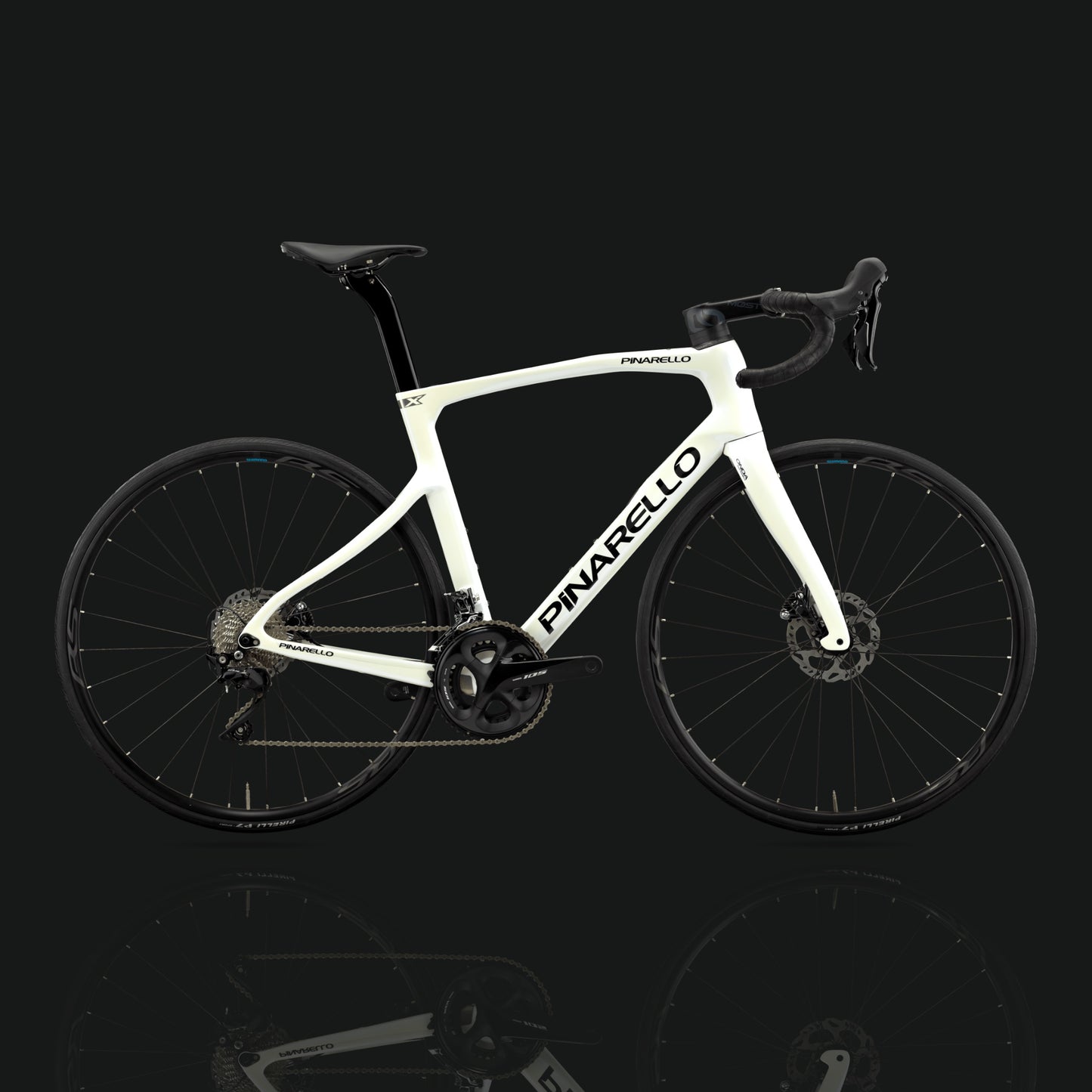 PINARELLO X1 105 PEARL WHITE