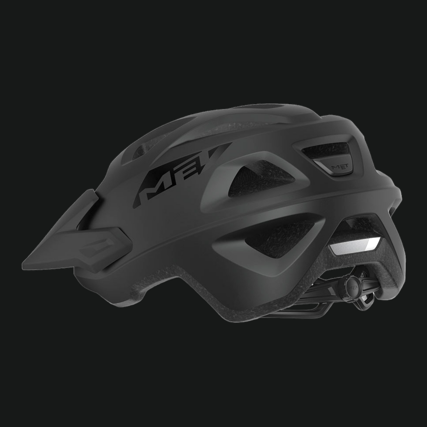 MET CASCO ECHO BICI MTB TRAIL OPACO NERO