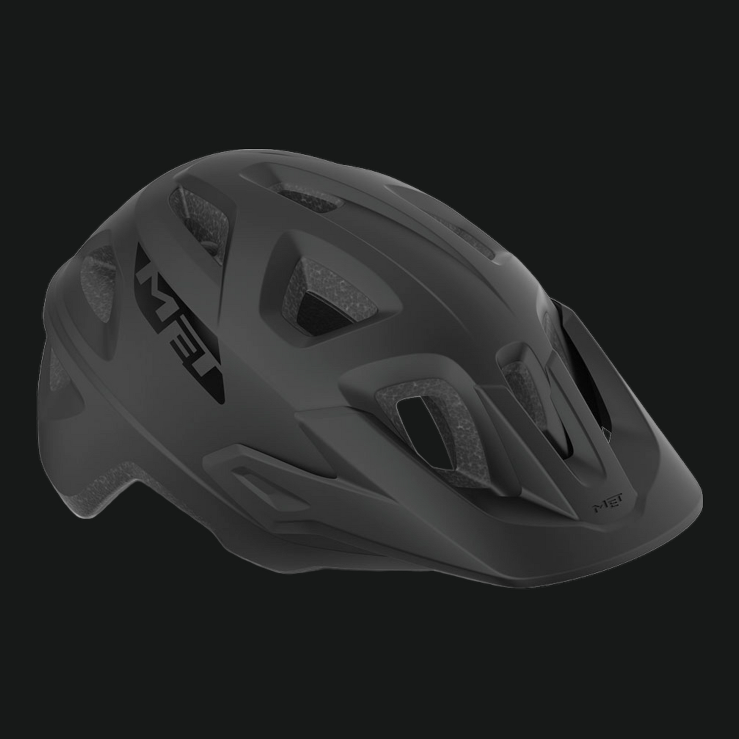 MET CASCO ECHO BICI MTB TRAIL OPACO NERO