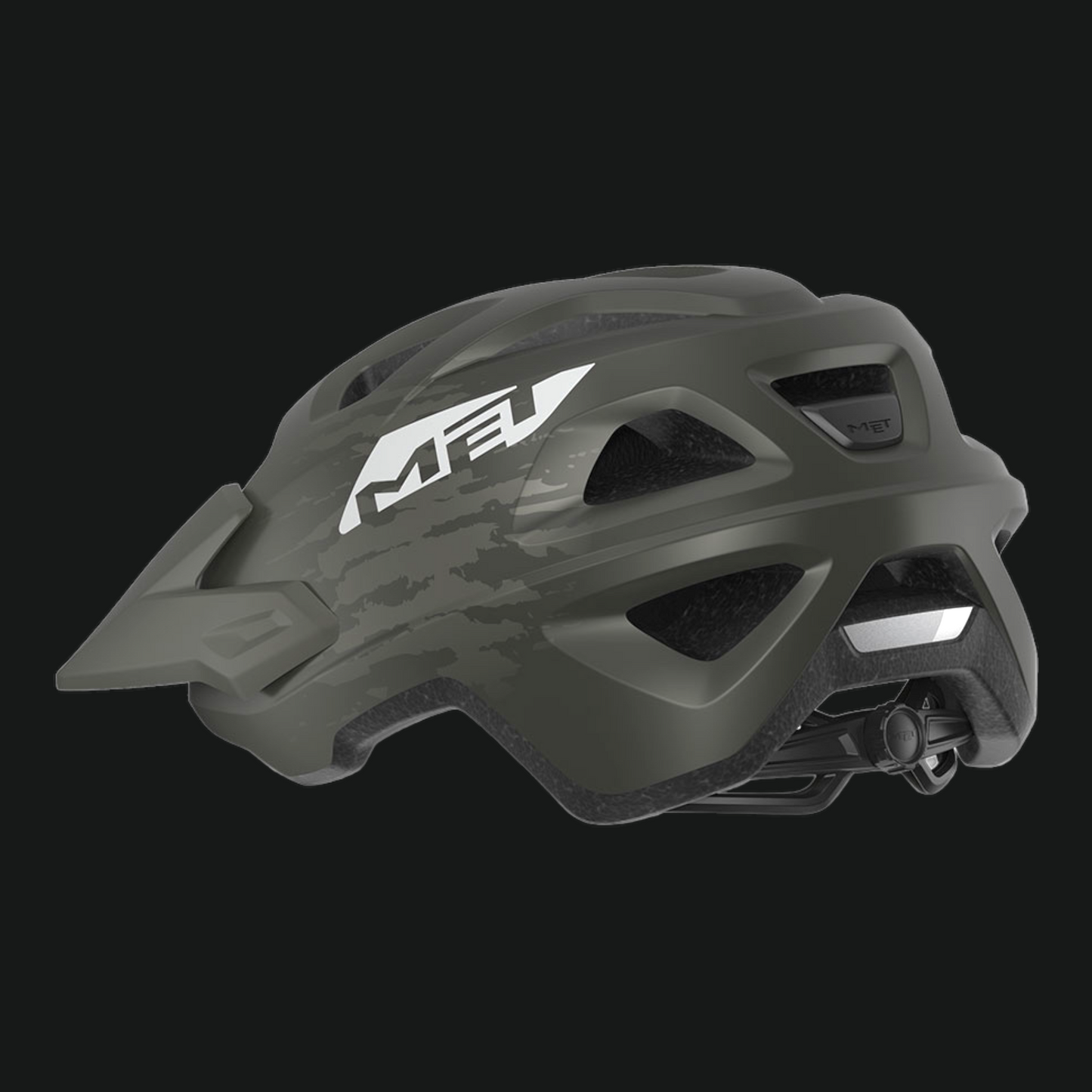 MET CASCO ECHO BICI MTB TRAIL OPACO TITANIO METALLIZZATO