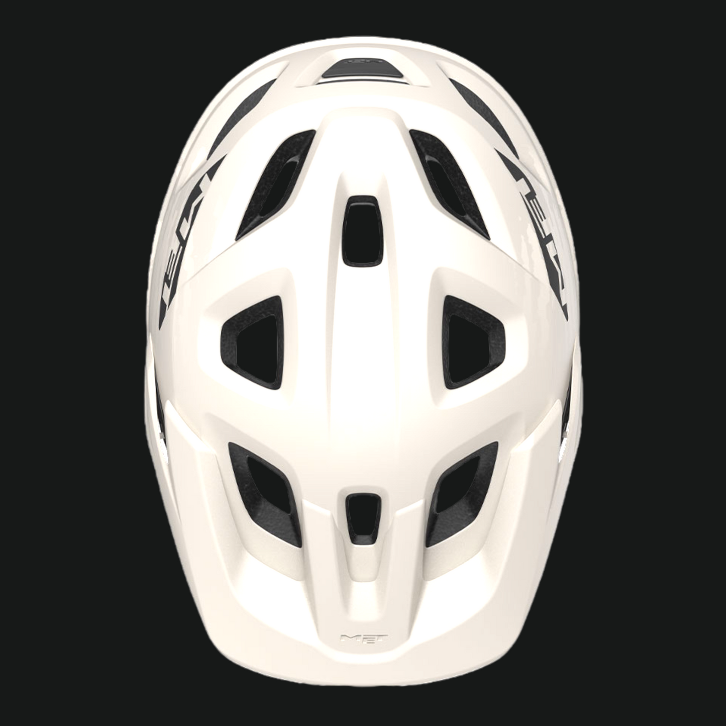 MET CASCO ECHO BICI MTB TRAIL OPACO BIANCO BRONZO