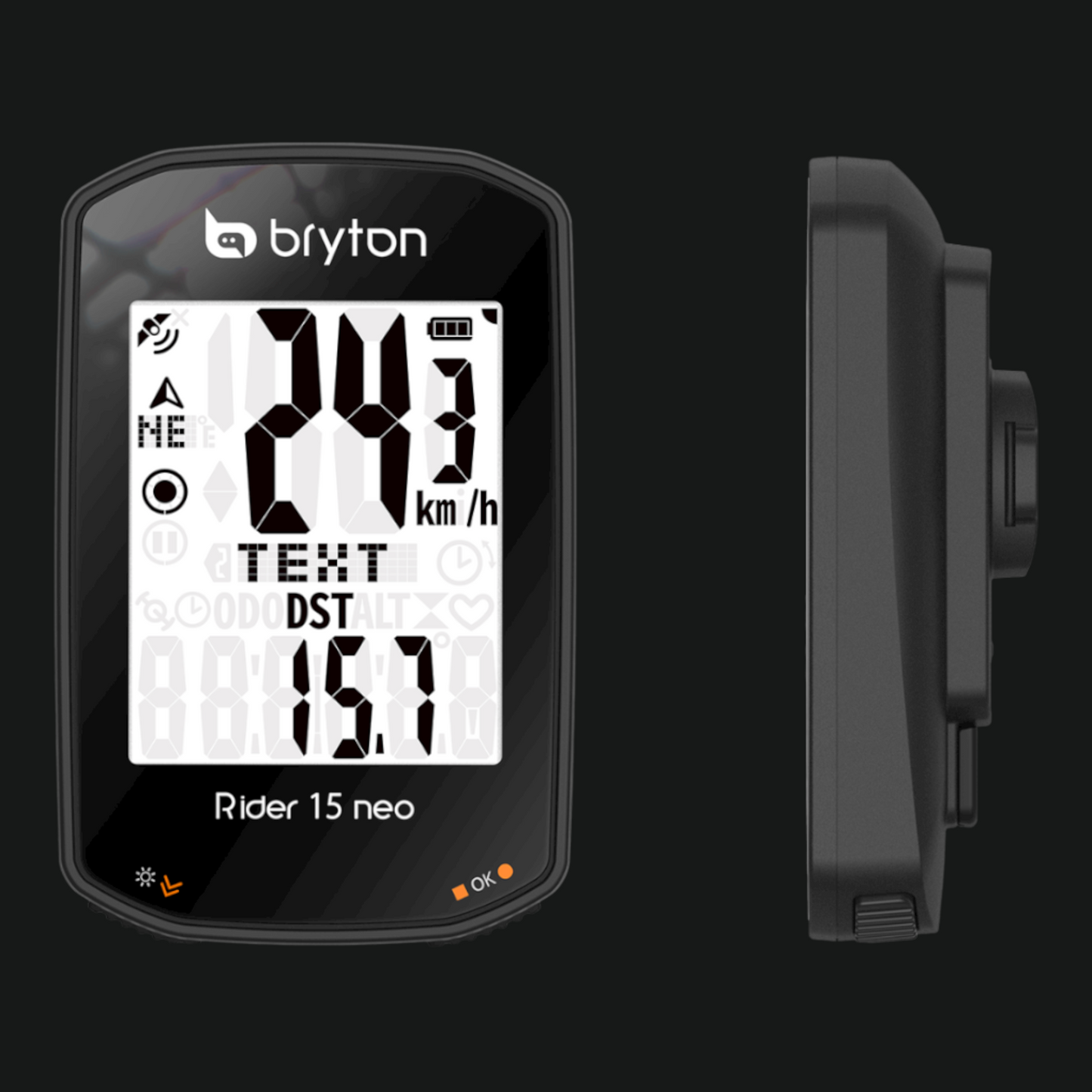 NRG BIKE  BRYTON RIDER 15 NEO E - Ciclocomputer, GPS per bici